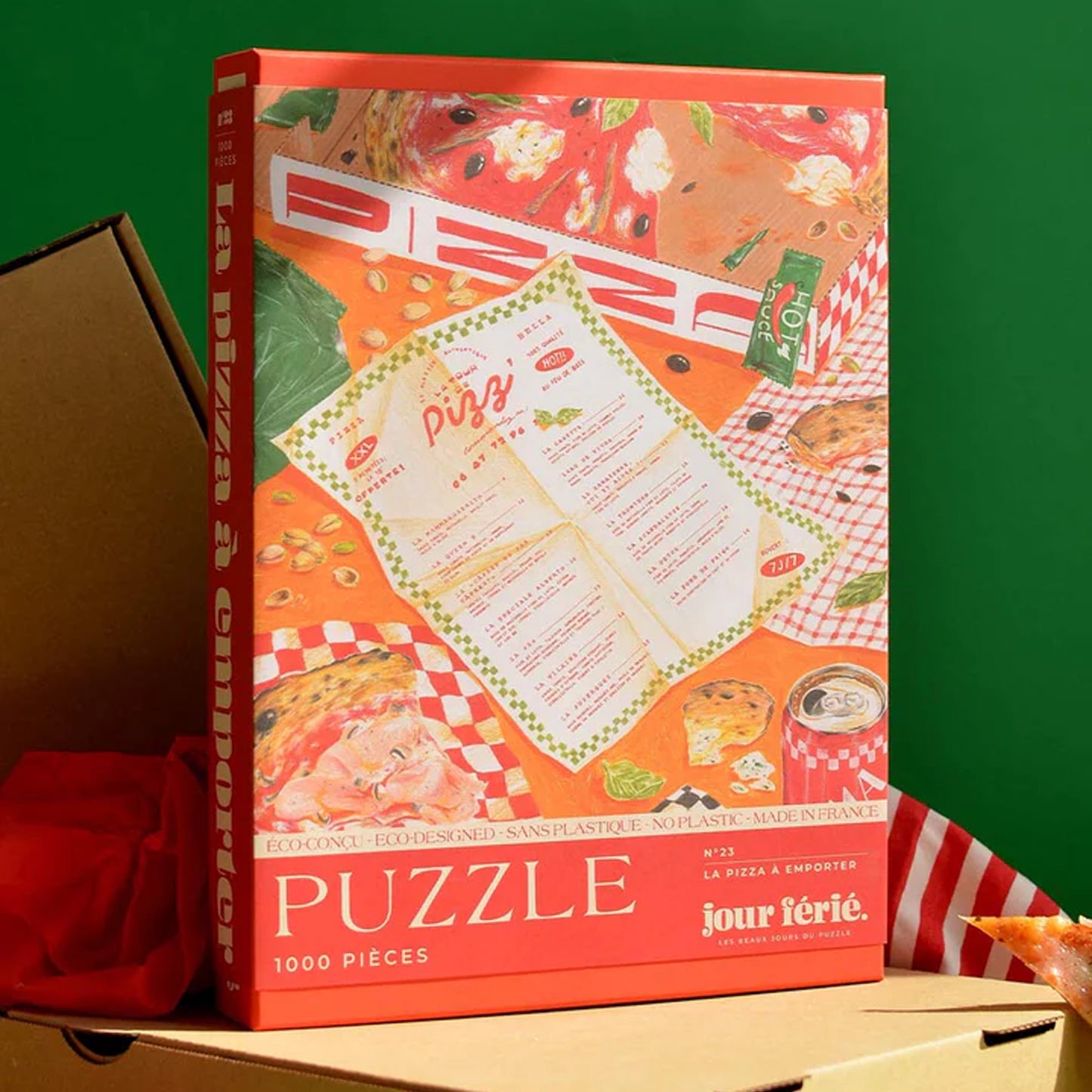 Puzzle 1000 pièces Pizza à emporter