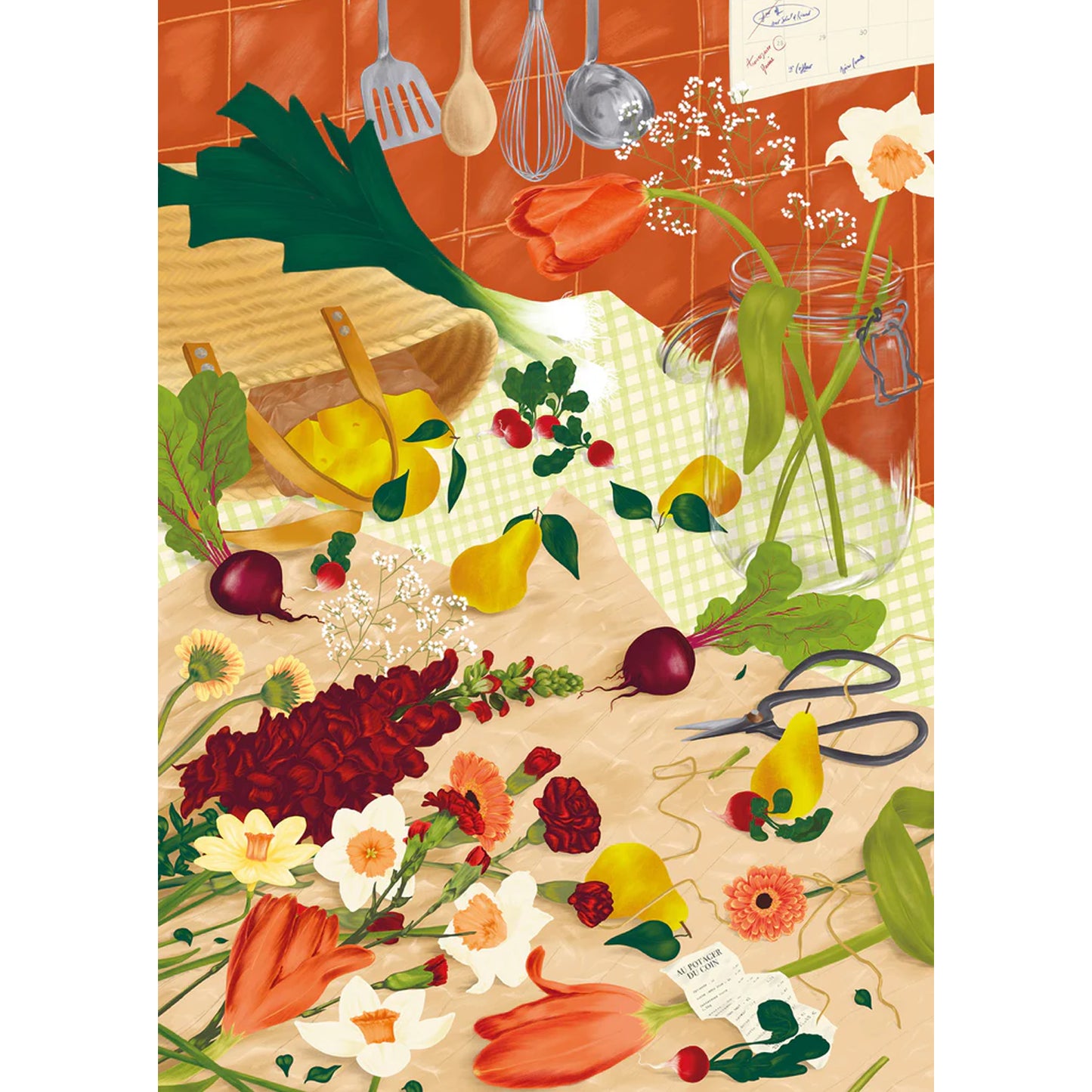 Puzzle 1000 pièces Retour du marché