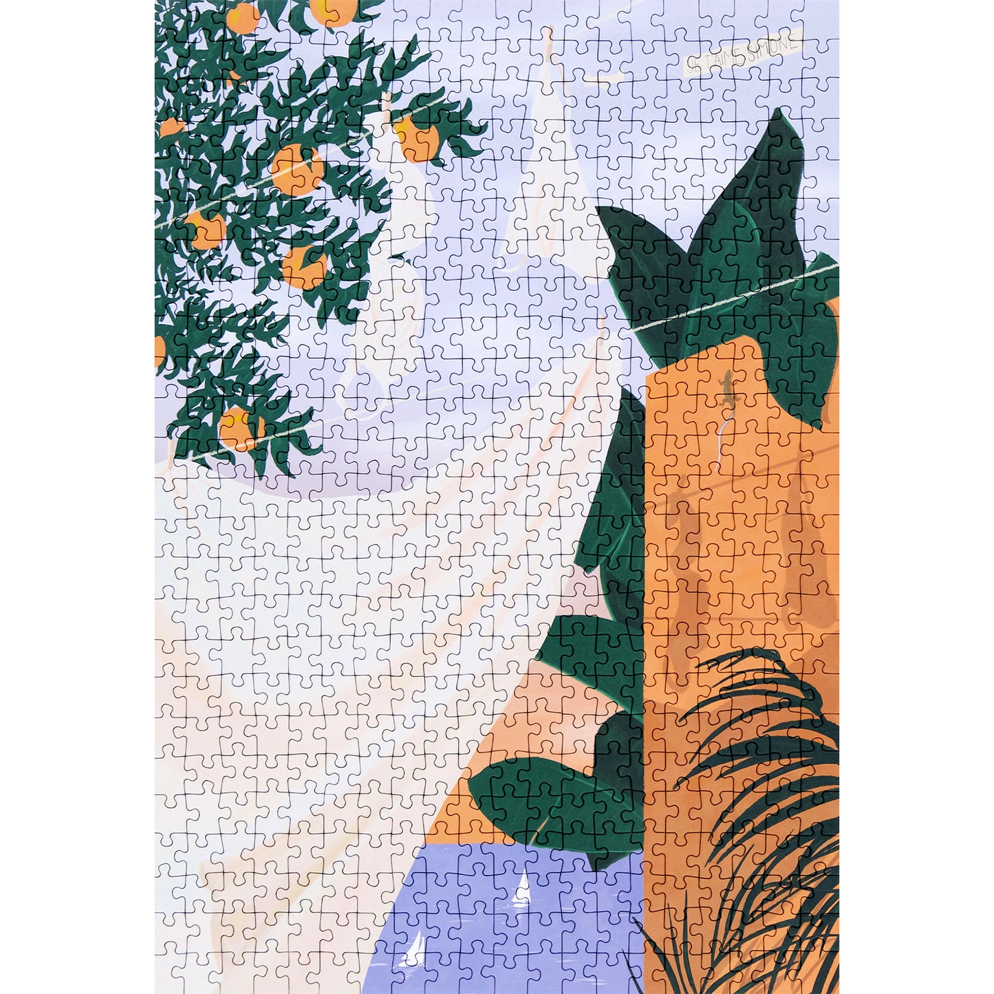 puzzle la petite danse du linge jour férié 500 pièces difficile