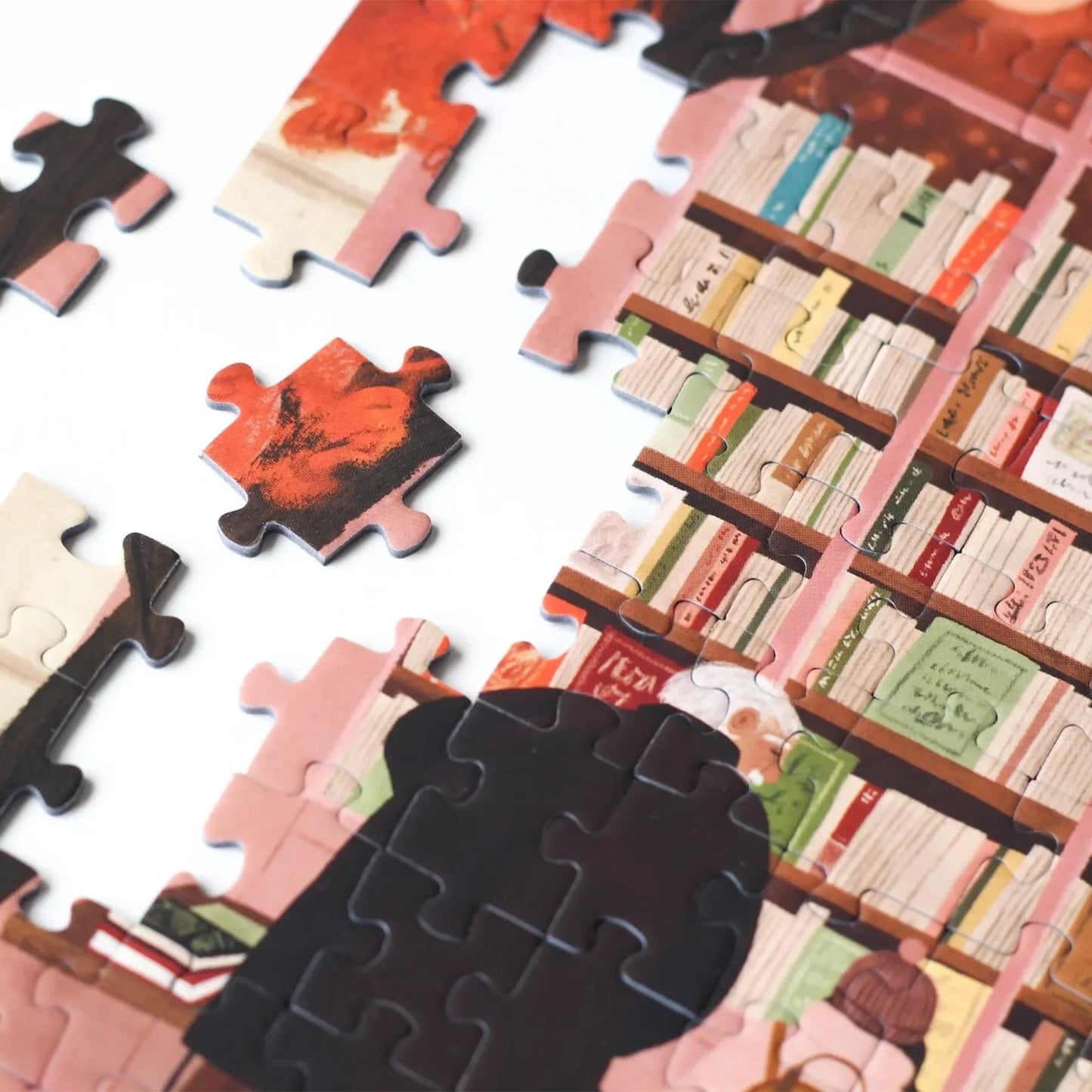 puzzle librairie piecely 500 pièces automne cosy