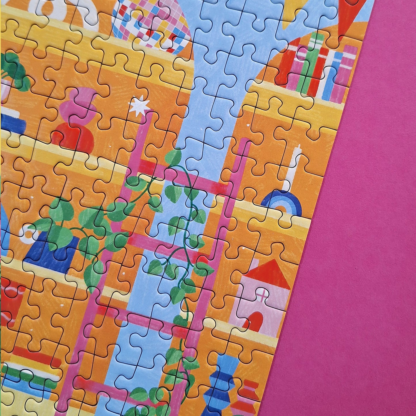 puzzle limistic illustratrice moment pour soi 500 pièces livre bibliothèque pièce rapportée
