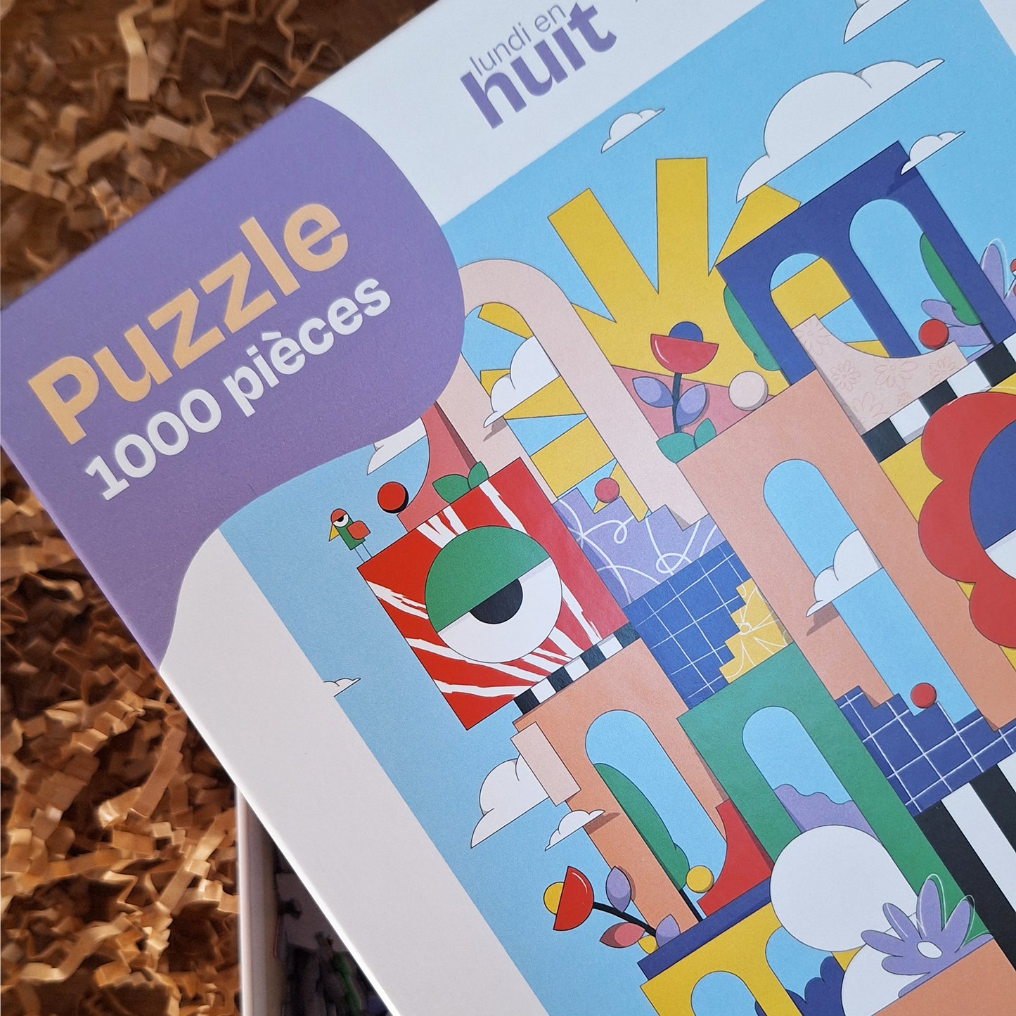 puzzle les tetes dures lundi en 8 artiste box puzzle made in france