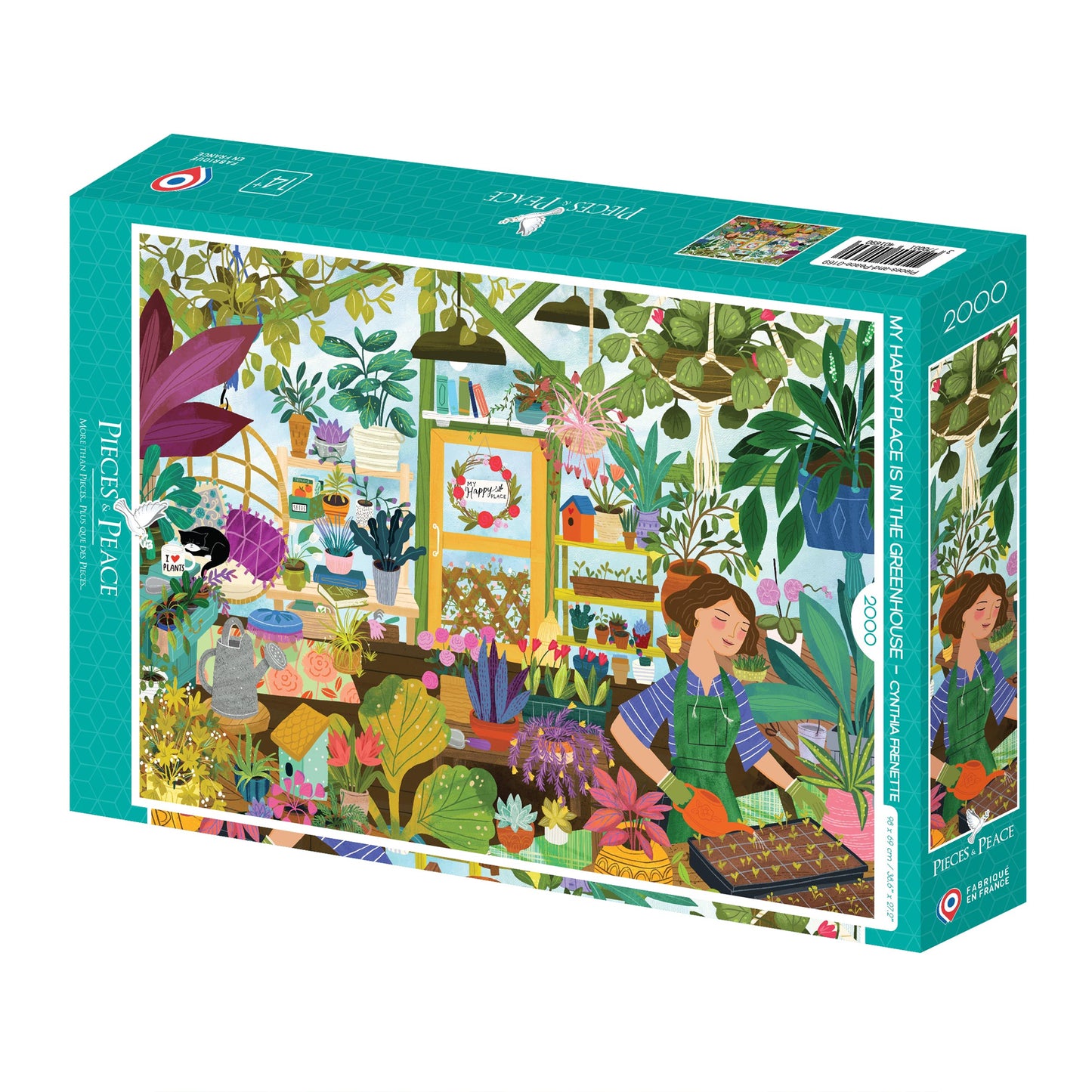 Puzzle 2000 pièces My happy place in the greenhouse