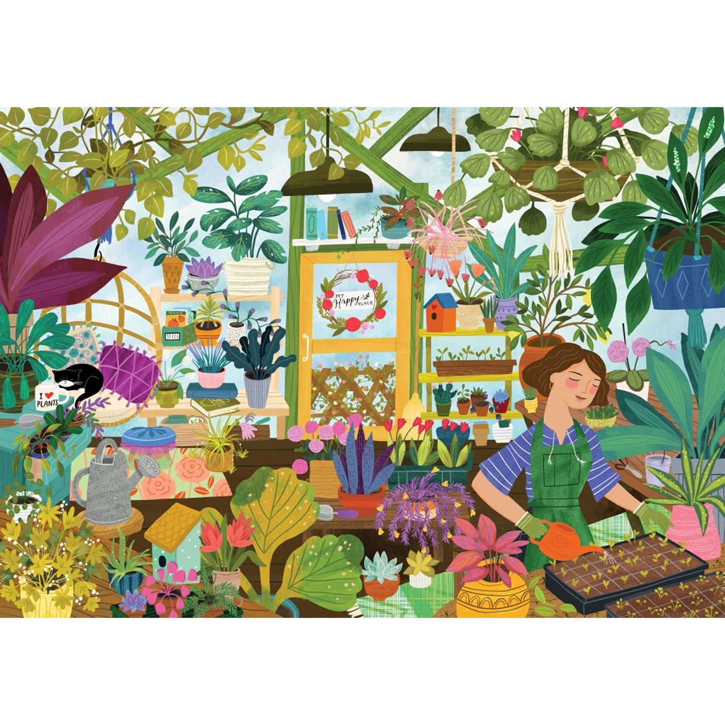 Puzzle 2000 pièces My happy place in the greenhouse