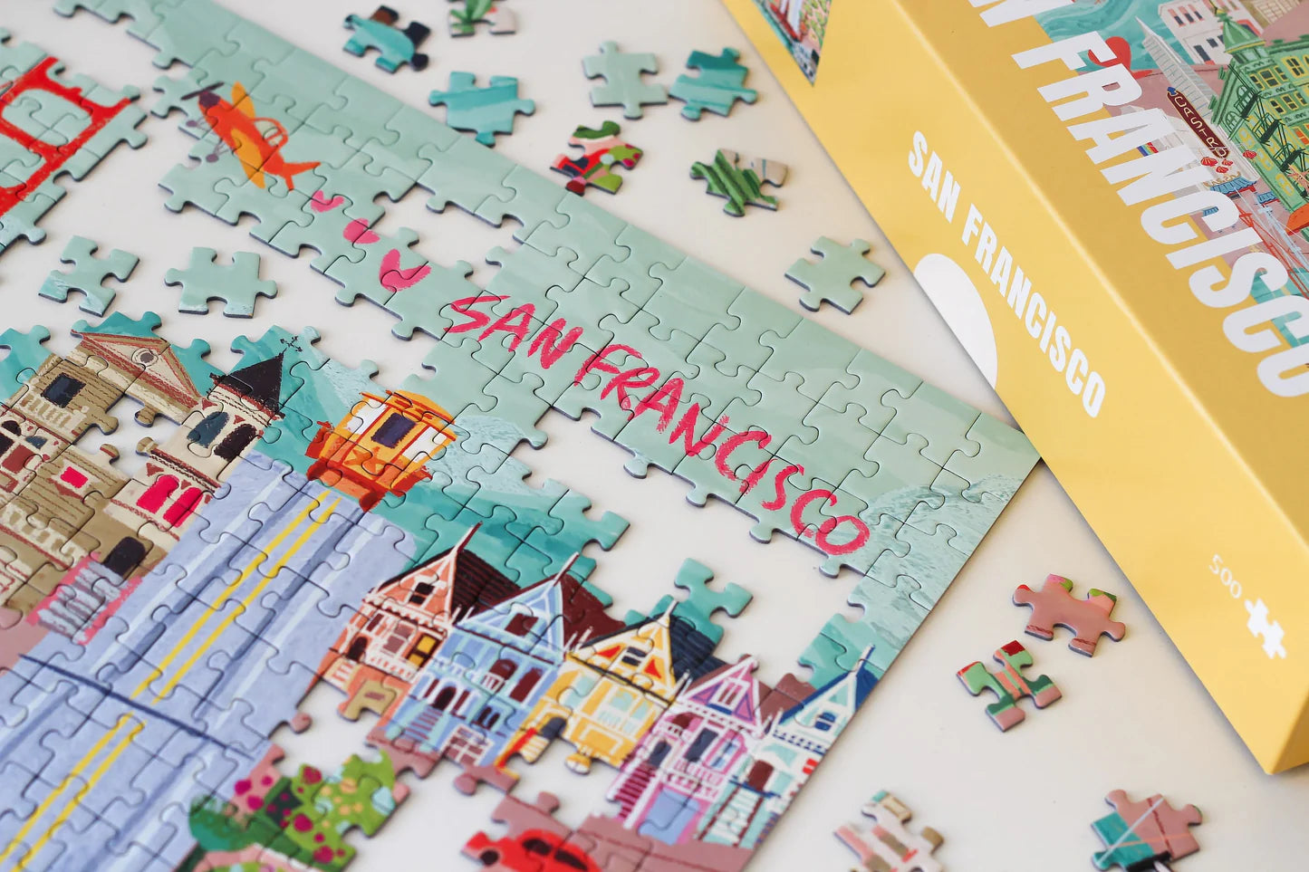 Puzzle illustré 500 pièces San francisco Piecely