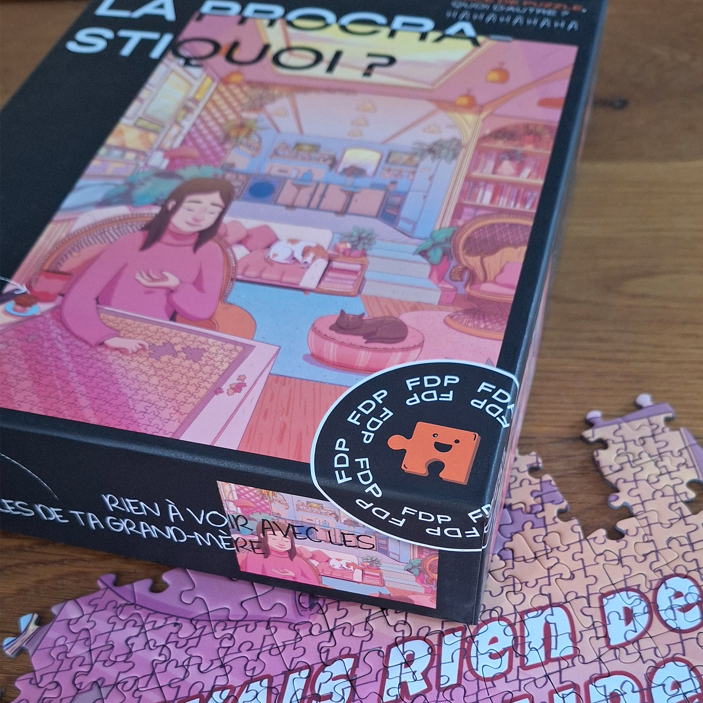 Puzzle 1000 pièces Procrastinaquoi ?