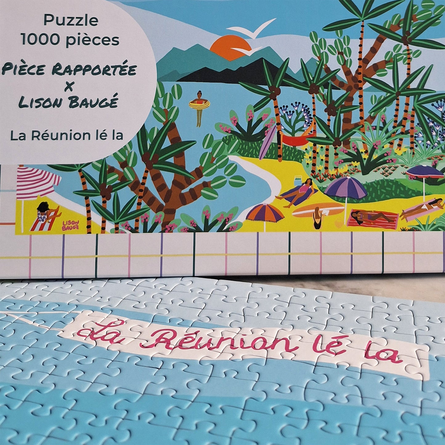 puzzle réunion lison baugé 1000 pièces made in france pièce rapportée