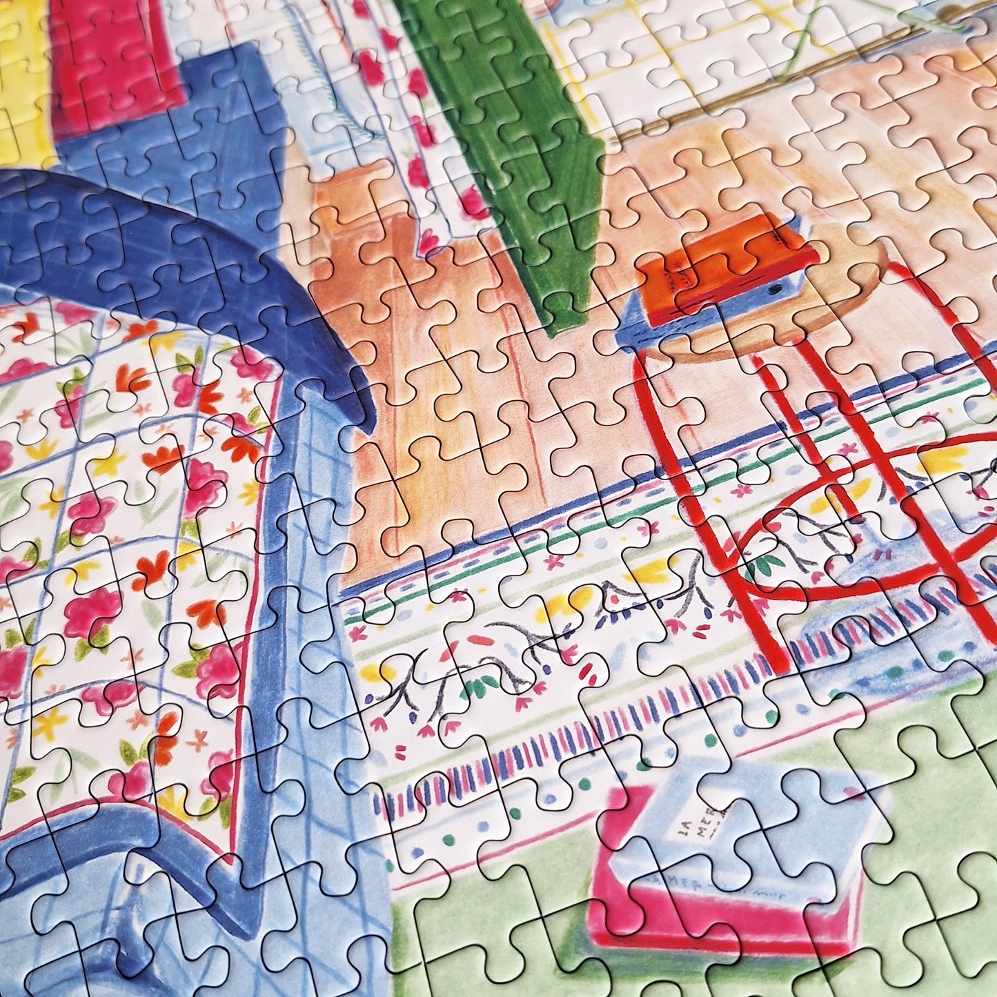 puzzle sophie wb weidler bauchez par la fenêtre la mer pièce rapportée 500 pièces livre lecture