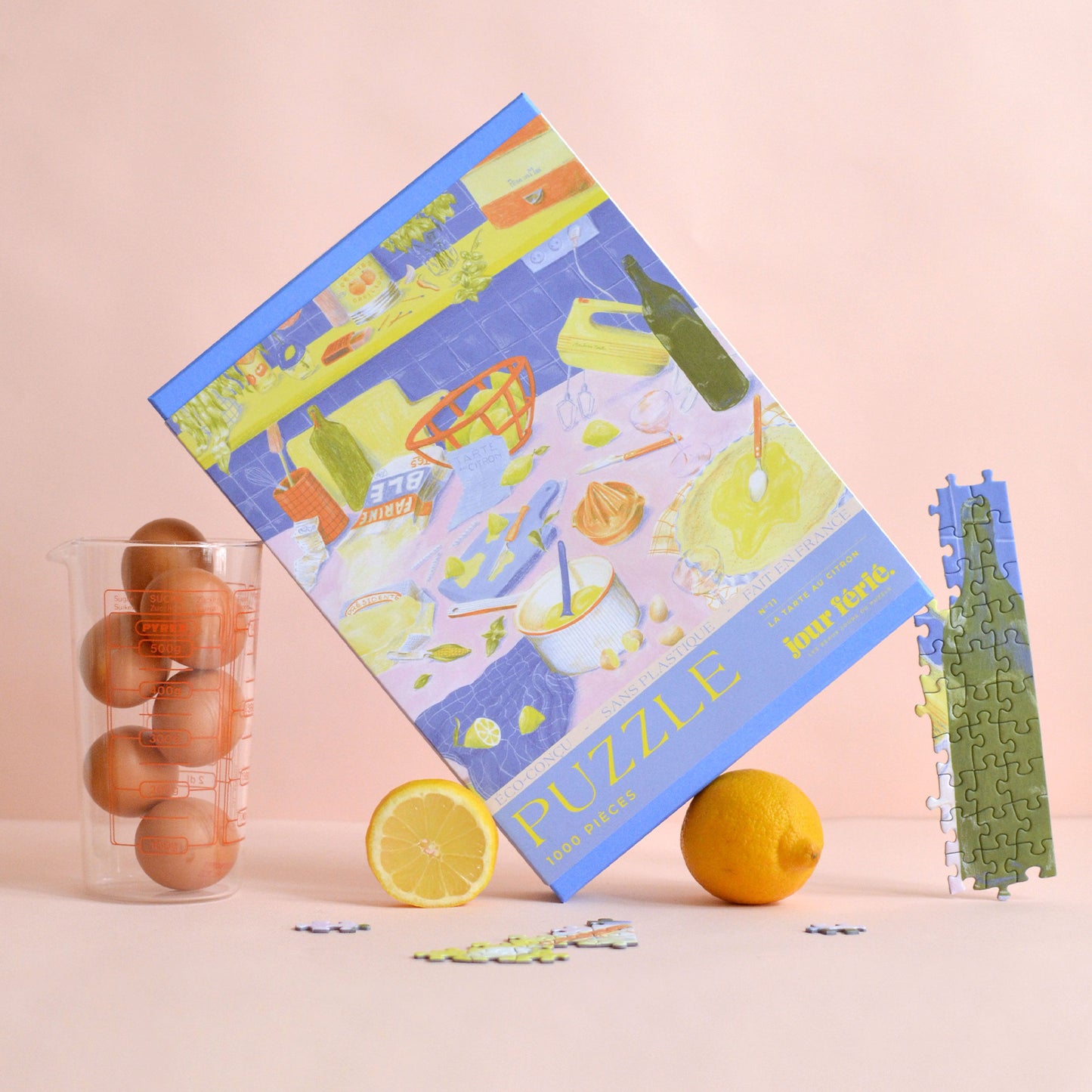 puzzle tarte au citron jour férié 1000 pièces food gourmand