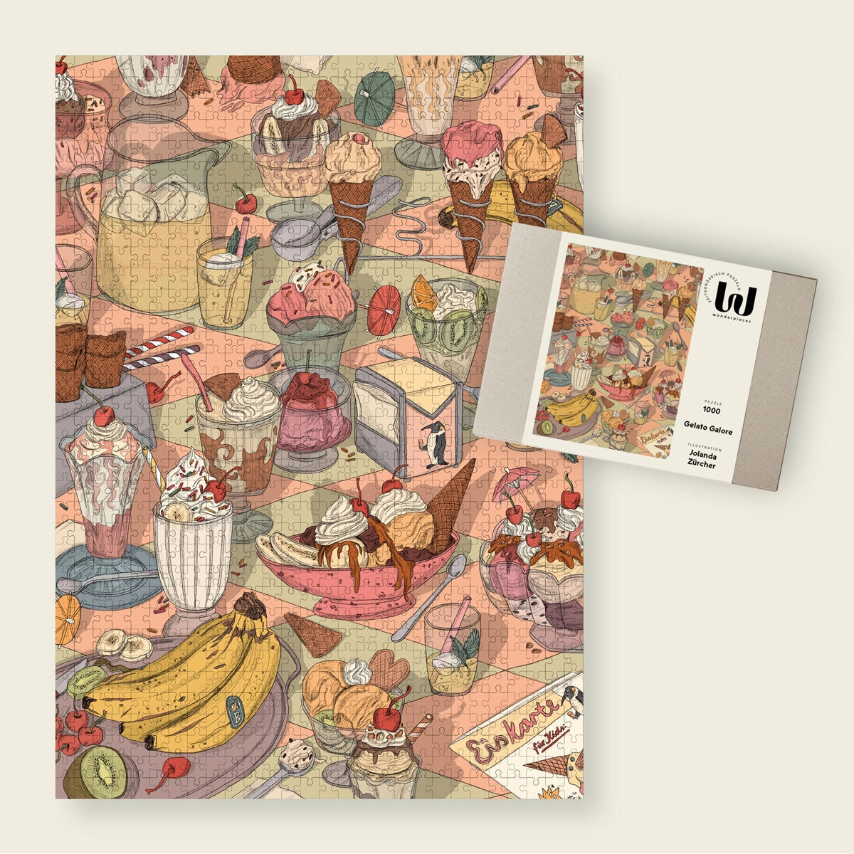 Puzzle 1000 pièces Gelato galore