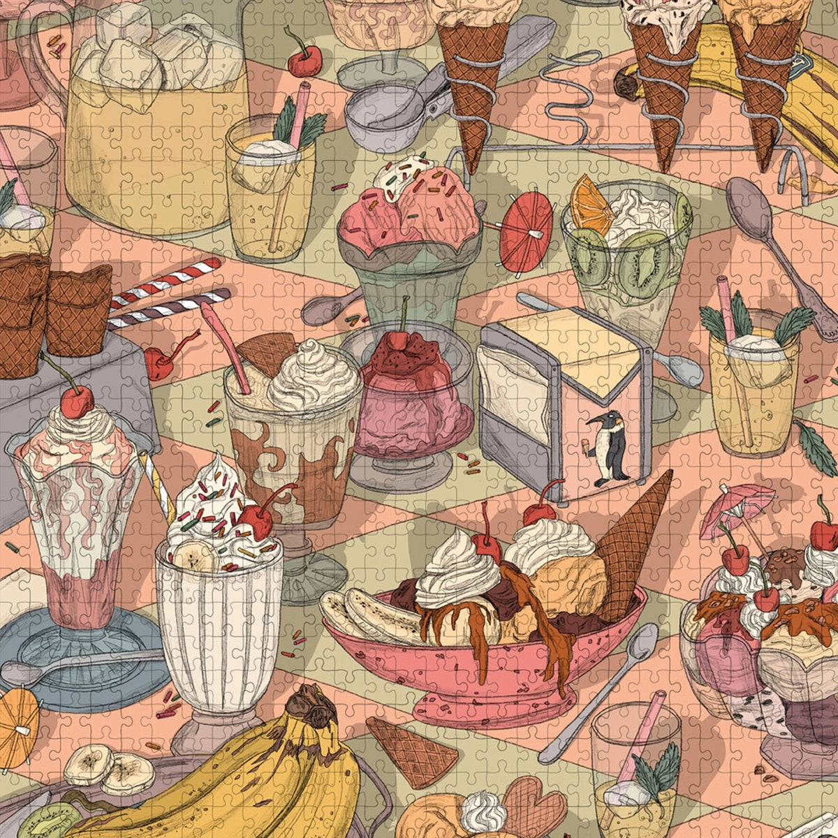 Puzzle 1000 pièces Gelato galore
