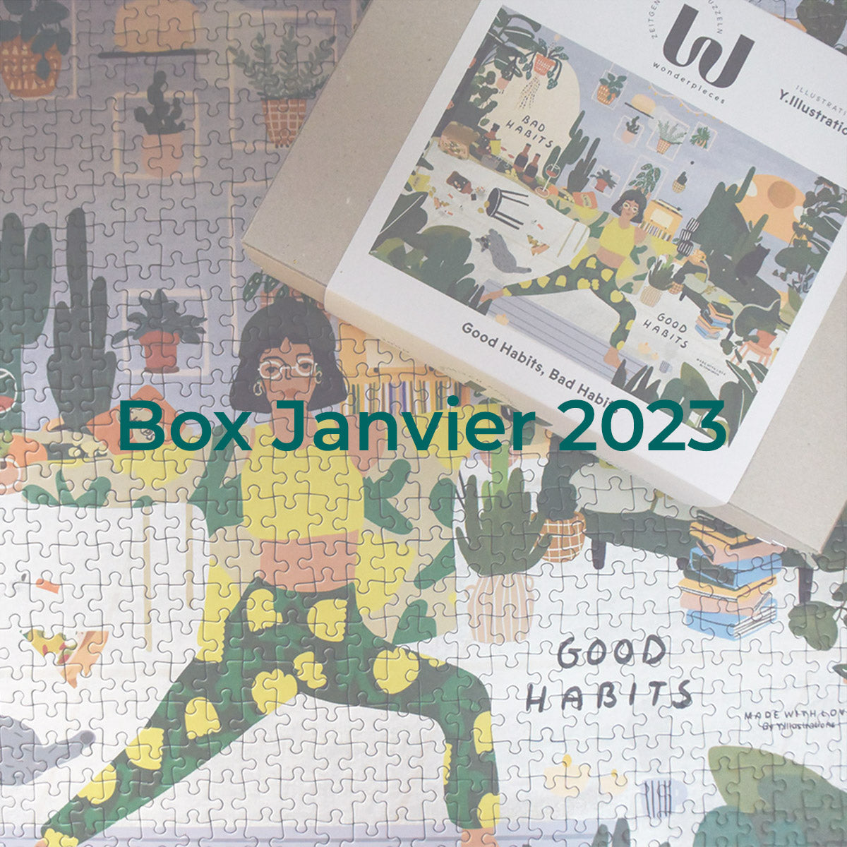 Abonnement box puzzle Pièce rapportée Pièce rapportée