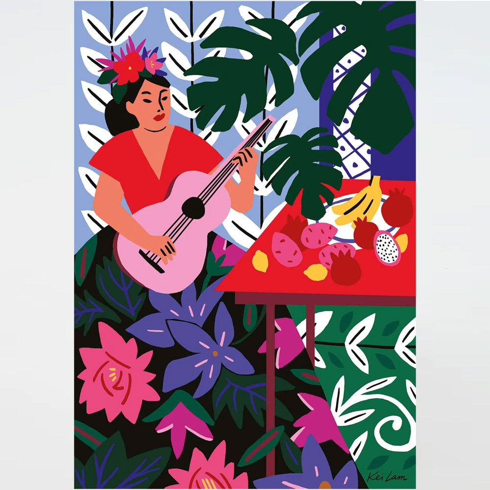 Puzzle Femme guitare - Kei LAM Yipee