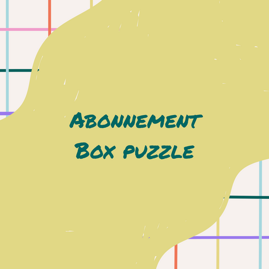 Abonnement box puzzle pièce rapportée idée cadeau