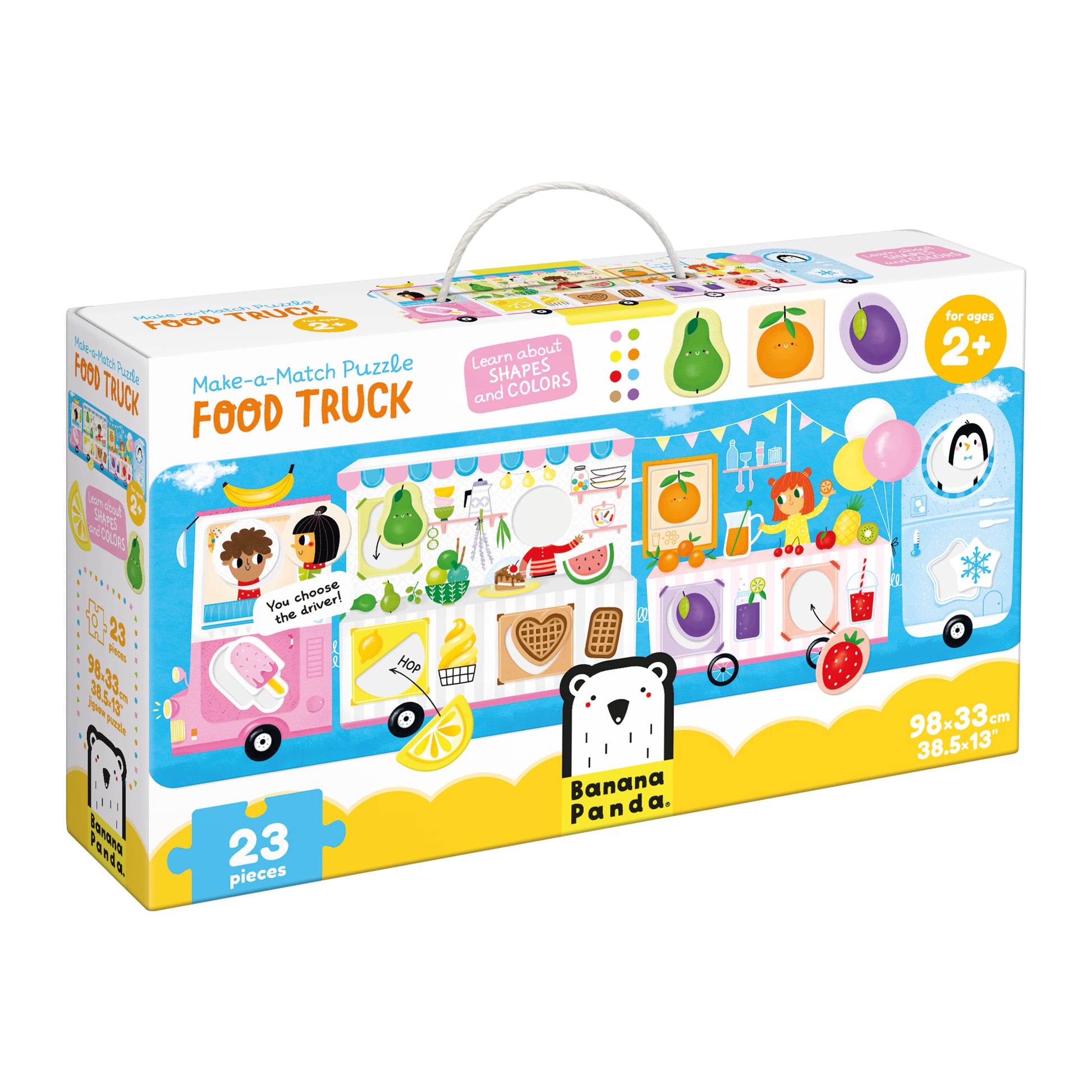 Puzzle Food truck Banana Panda