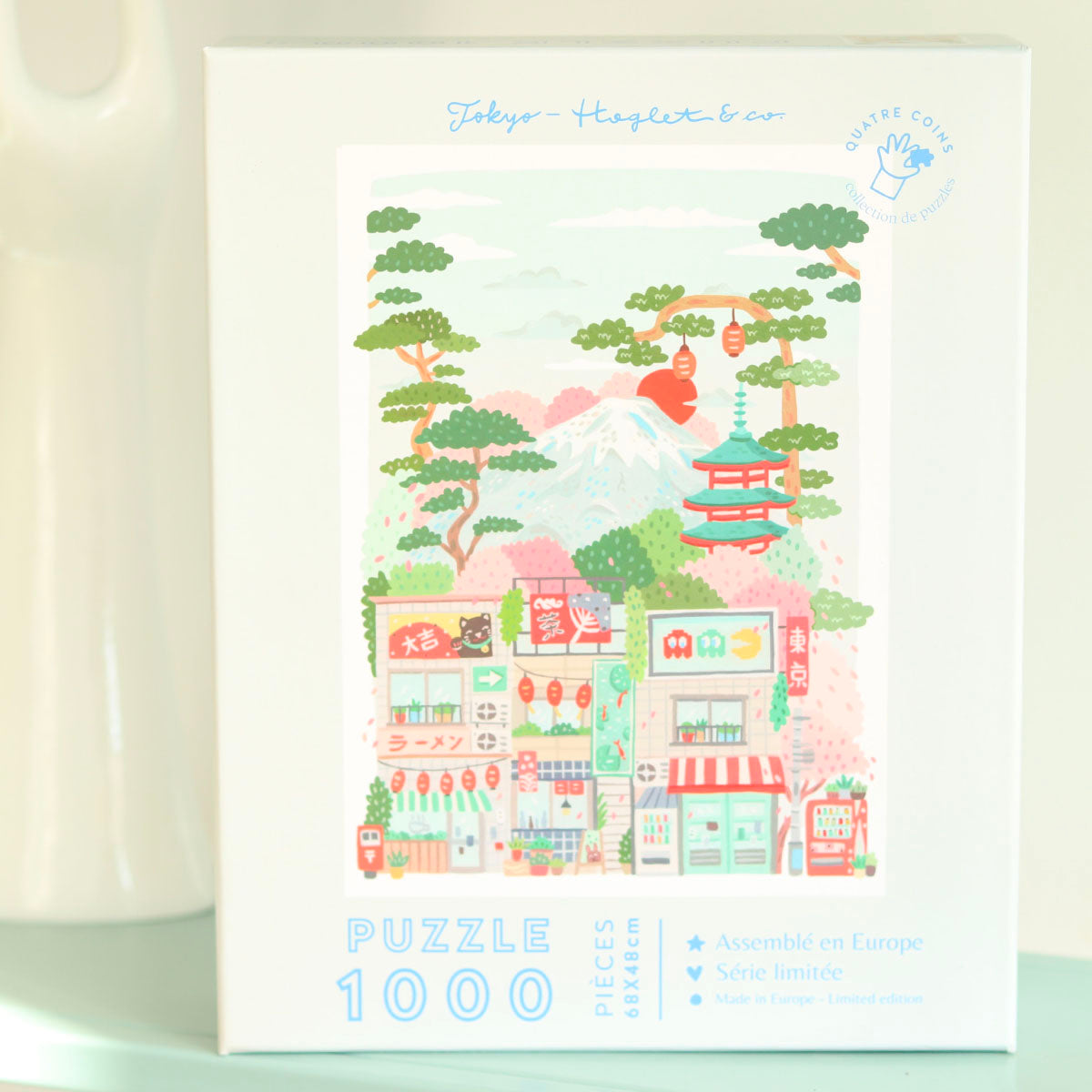 puzzle coloré la petite épicerie tokyo quatre coins