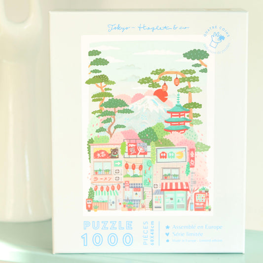 puzzle coloré la petite épicerie tokyo quatre coins