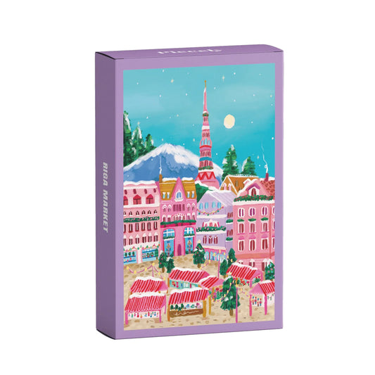 Mini puzzle Riga market piecely