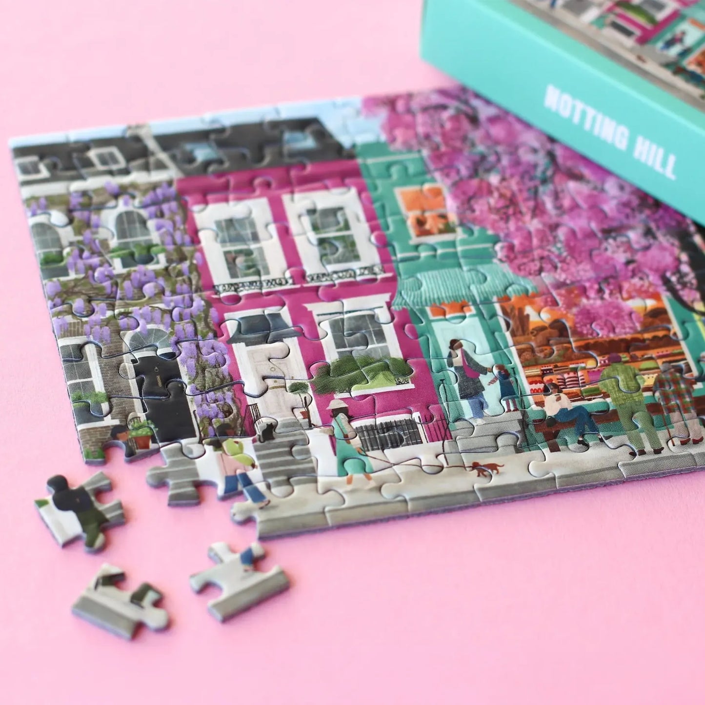 Piecely Notting Hill mini puzzle Rachel Victoria Hillis londres