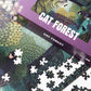 Puzzle 500 pièces Cat forest Piecely