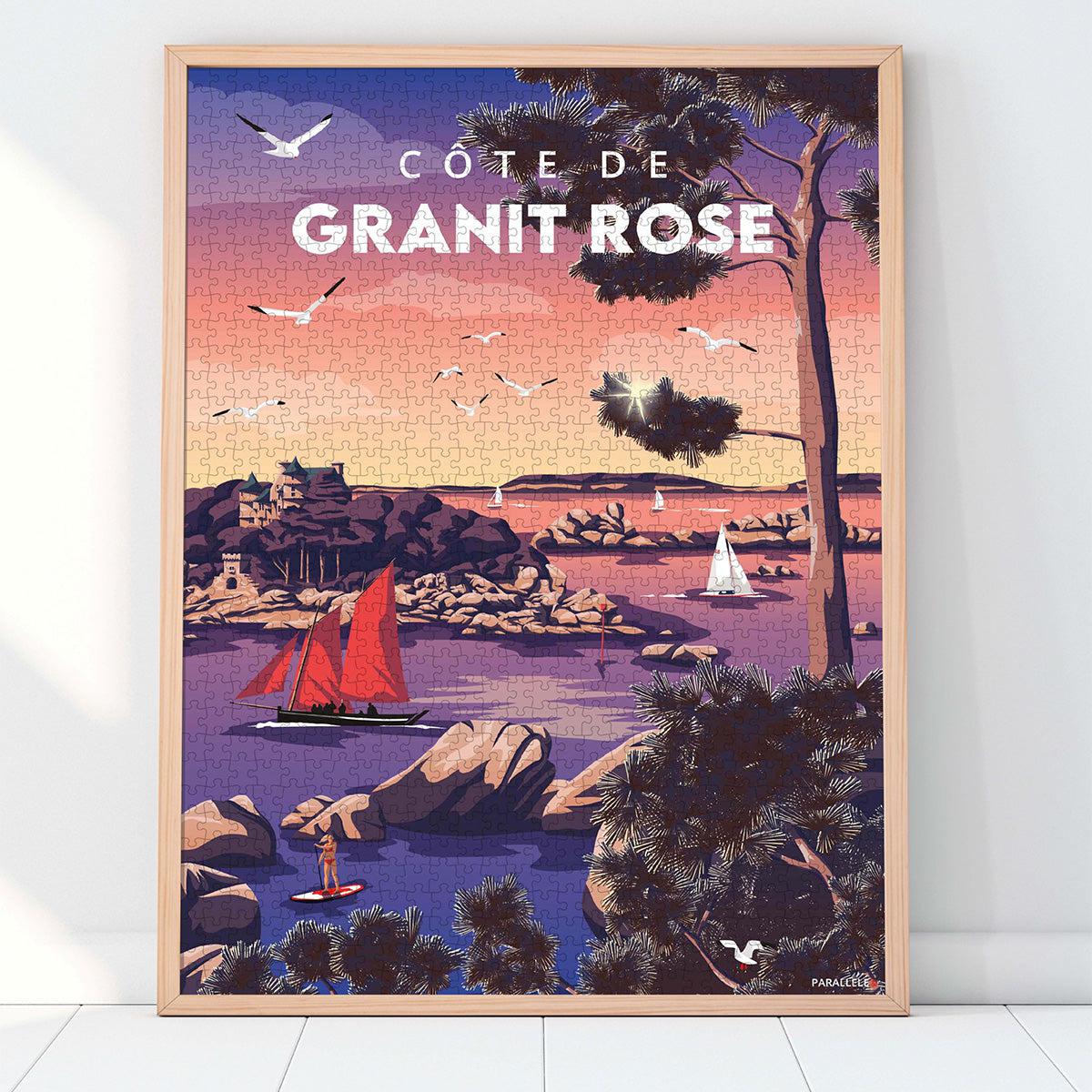 puzzle granit rose