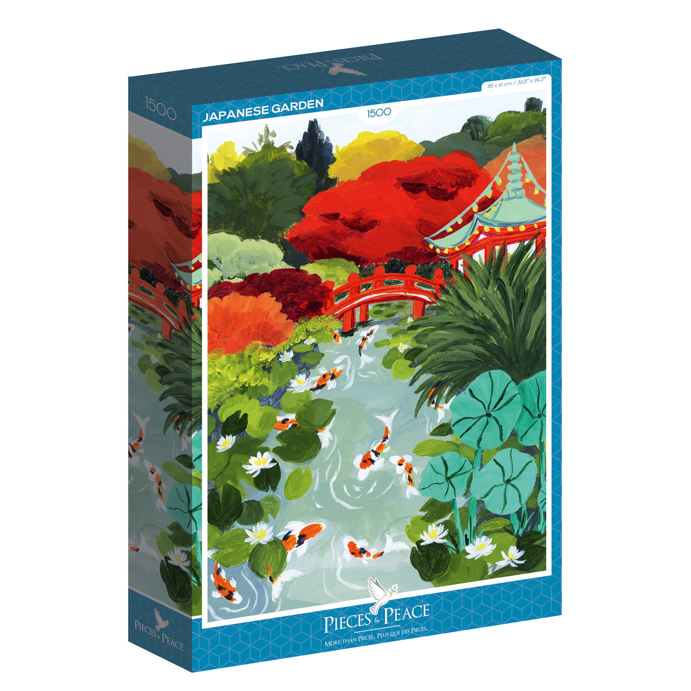 Puzzle Japanese garden Pieces & Peace puzzle 1500 pièces