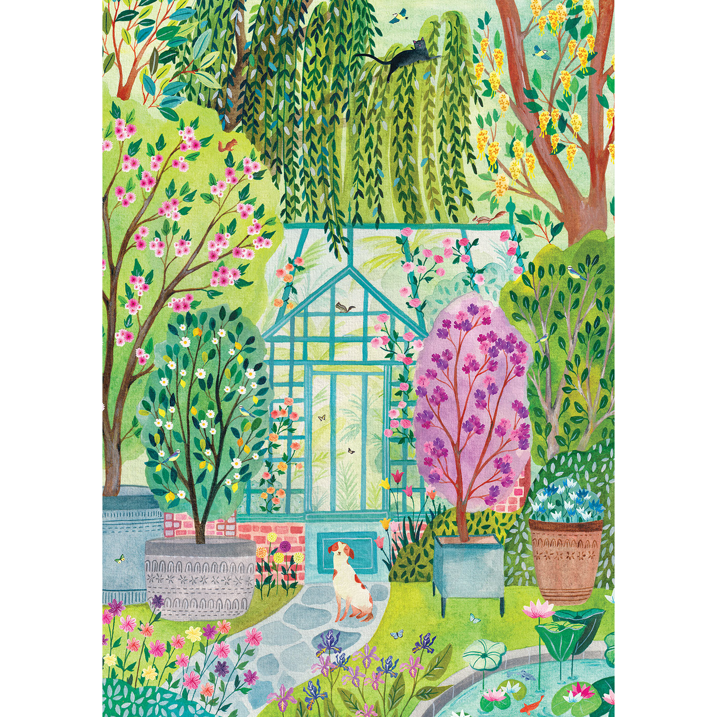 Puzzle illustré Jardin secret Pieces & Peace