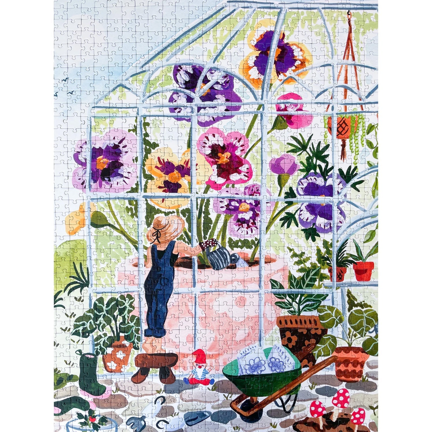 Puzzle Pansies Piecely