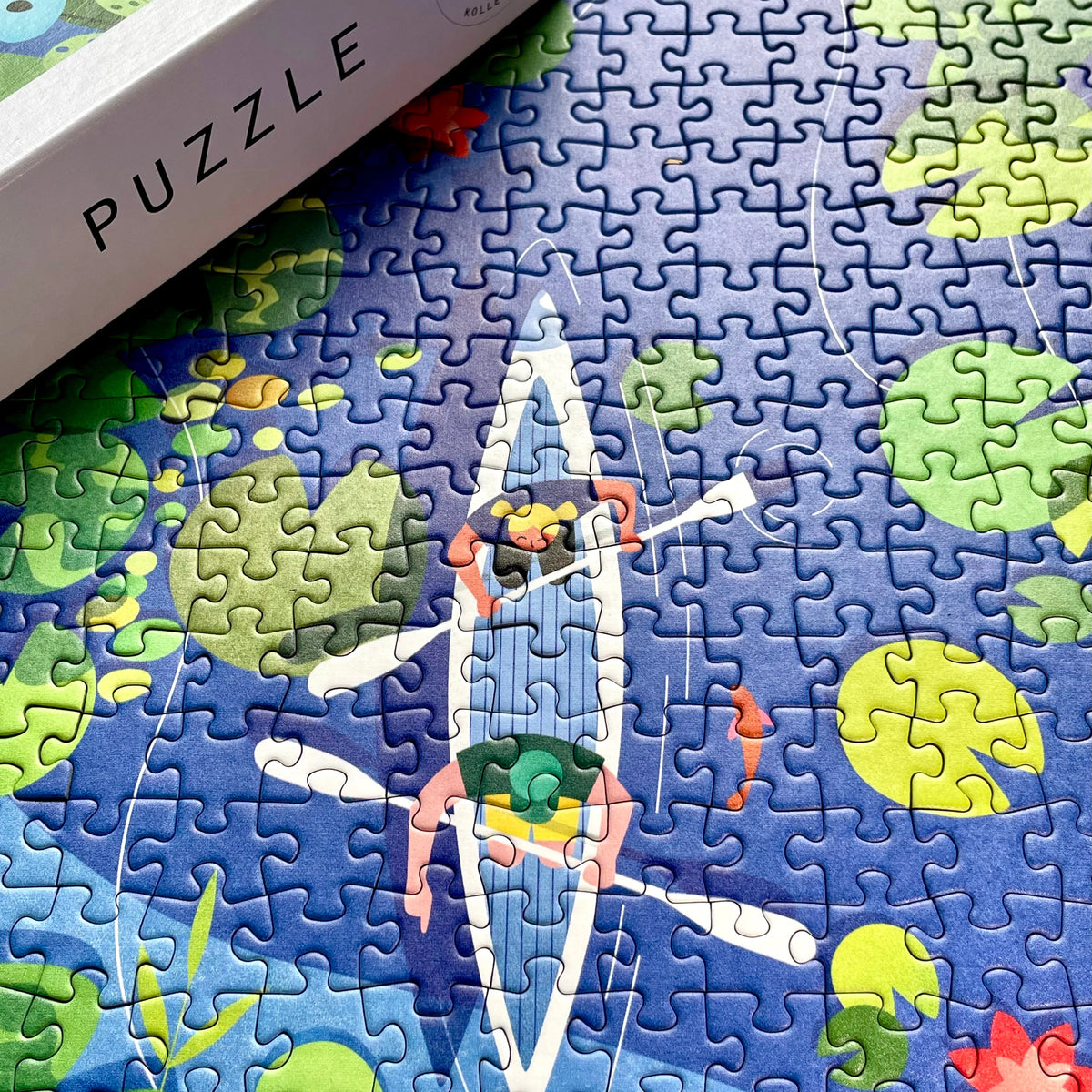 Puzzle 1000 pièces Canoë canopée das puzzle kollektiv