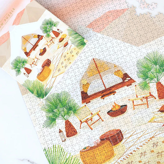 Puzzle 1000 pièces Glamping