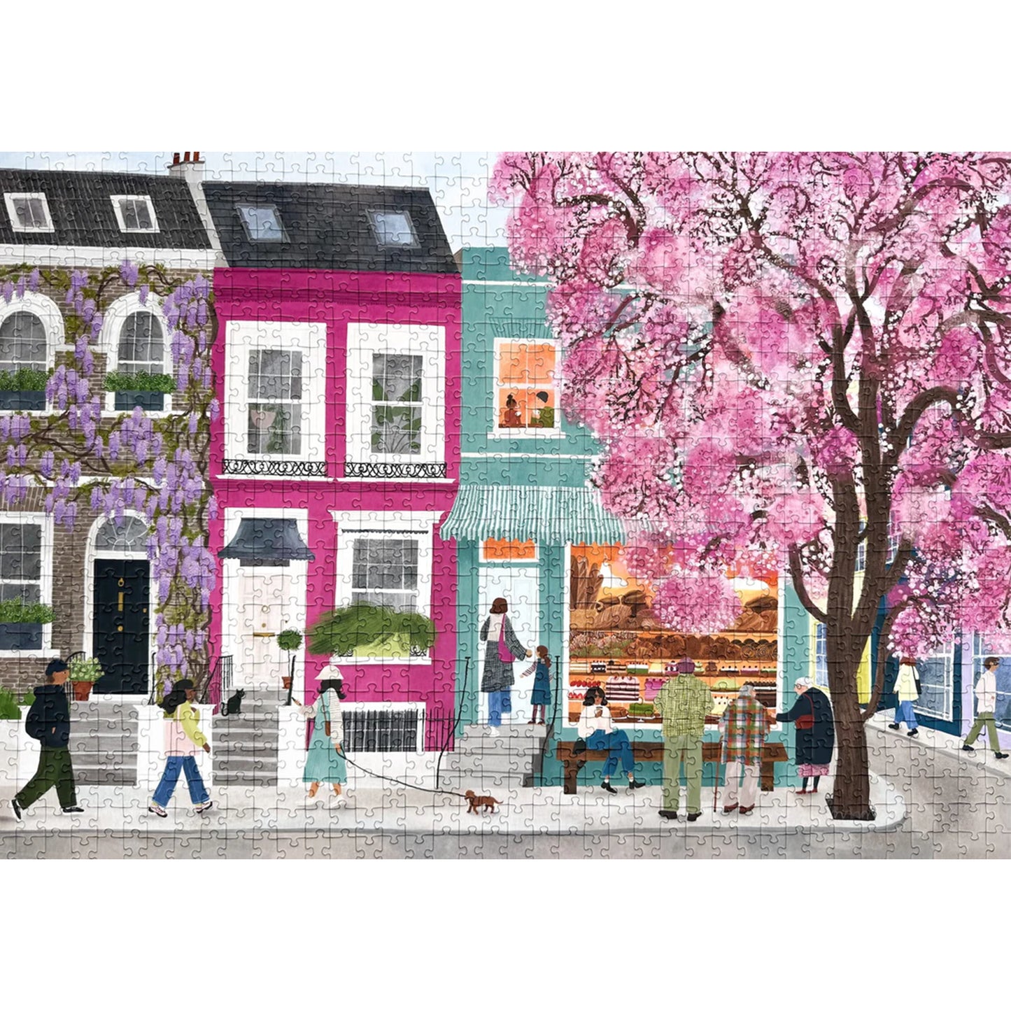 Puzzle 1000 pièces Notting hill Piecely Rachel Victoria Hillis