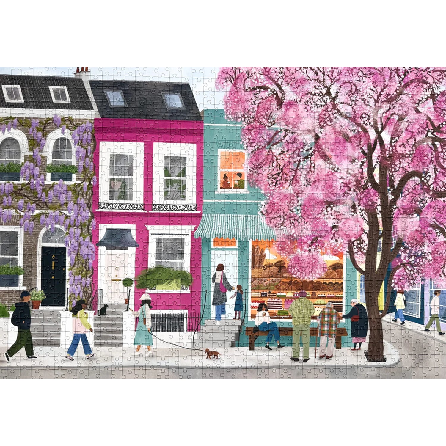 Puzzle 1000 pièces Notting hill Piecely Rachel Victoria Hillis