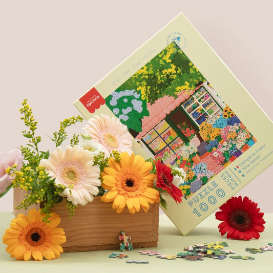 Puzzle Floral shop Studio grand père la petite épicerie 1000 pièces