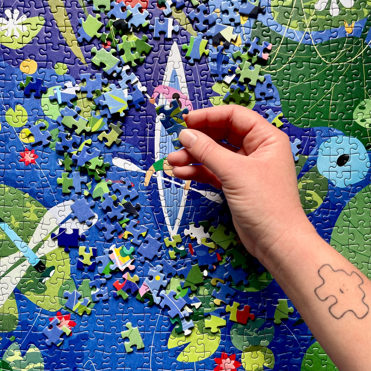 Puzzle das puzzle kollektiv 1000 pièces Canopy canoeing
