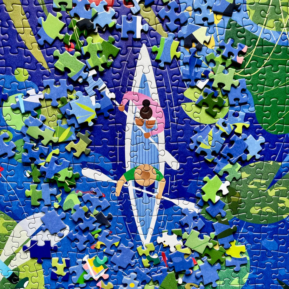 Puzzle das puzzle kollektiv 1000 pièces Canopy canoeing canoë canopée