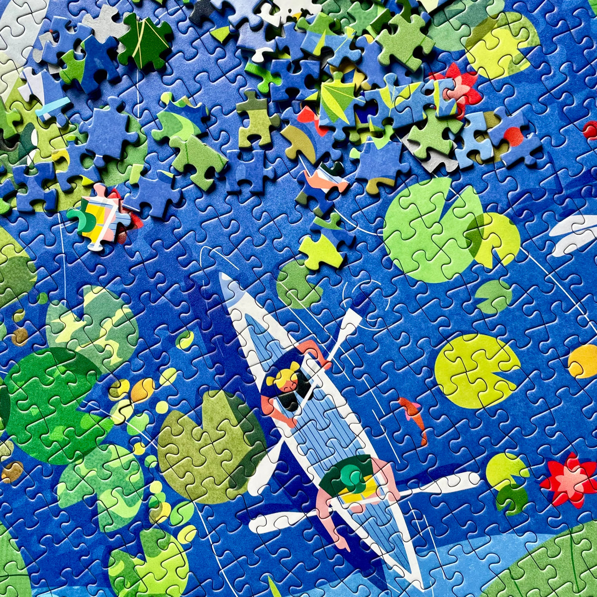 Puzzle das puzzle kollektiv Canopy canoeing canoë canopée 1000 pièces