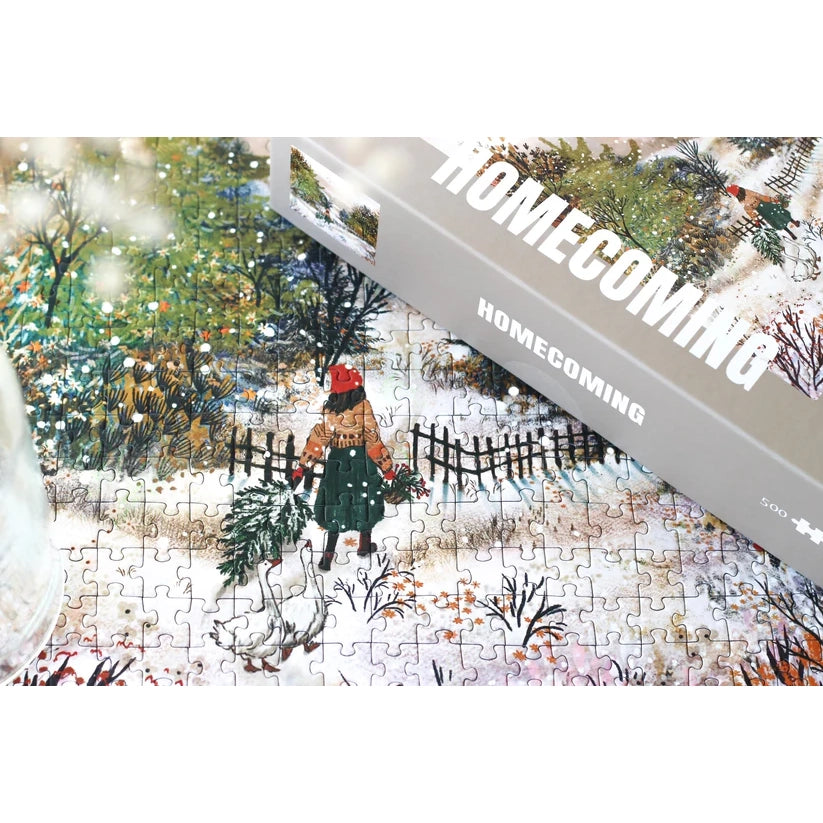 Puzzle piecely Homecoming laivi poder 500 pieces hiver noel
