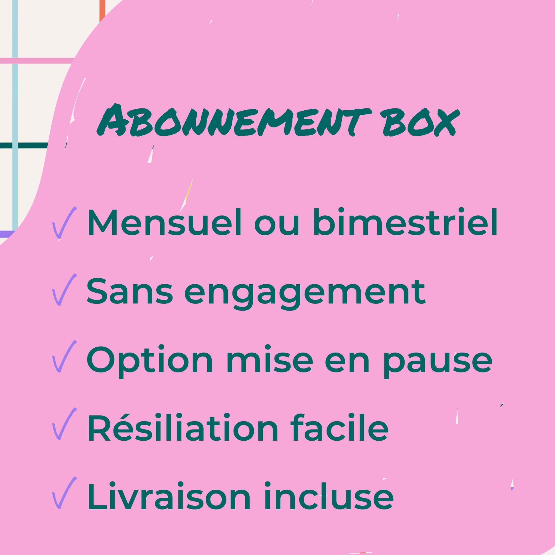 Abonnement box puzzle idée cadeau fête des mères noël anniversaire pièce rapportée