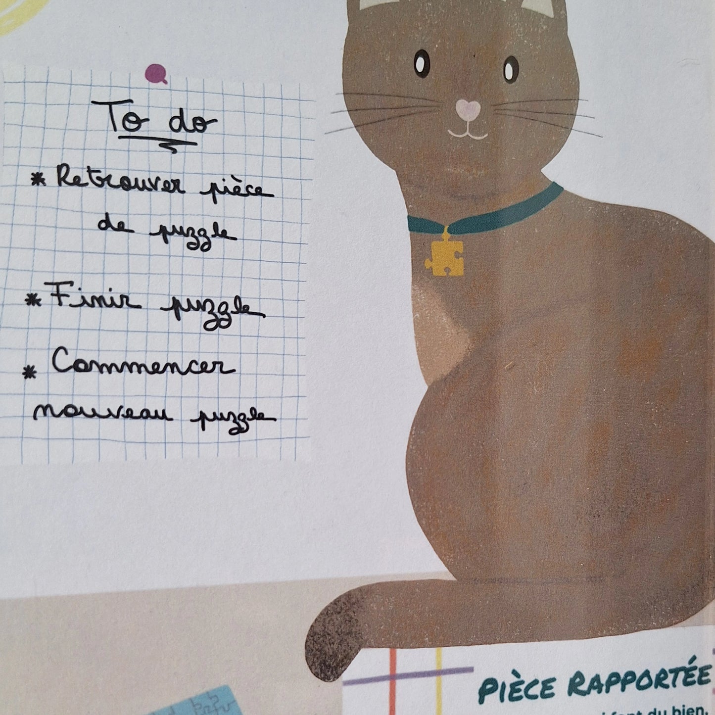 Affiche Un chat, une pièce, un casse-tête