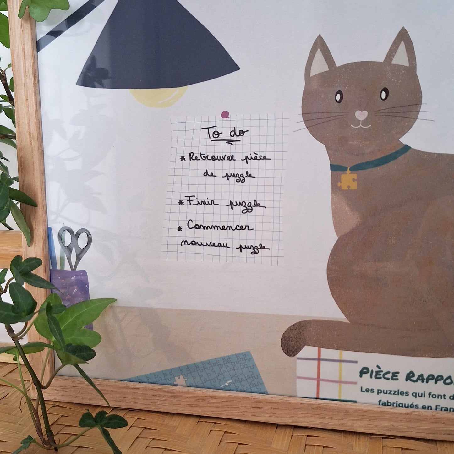 Affiche Un chat, une pièce, un casse-tête