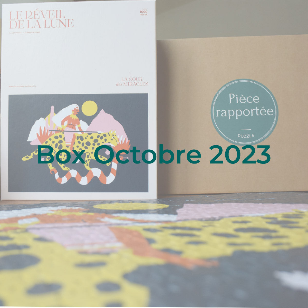 box puzzle mensuelle pièce rapportée