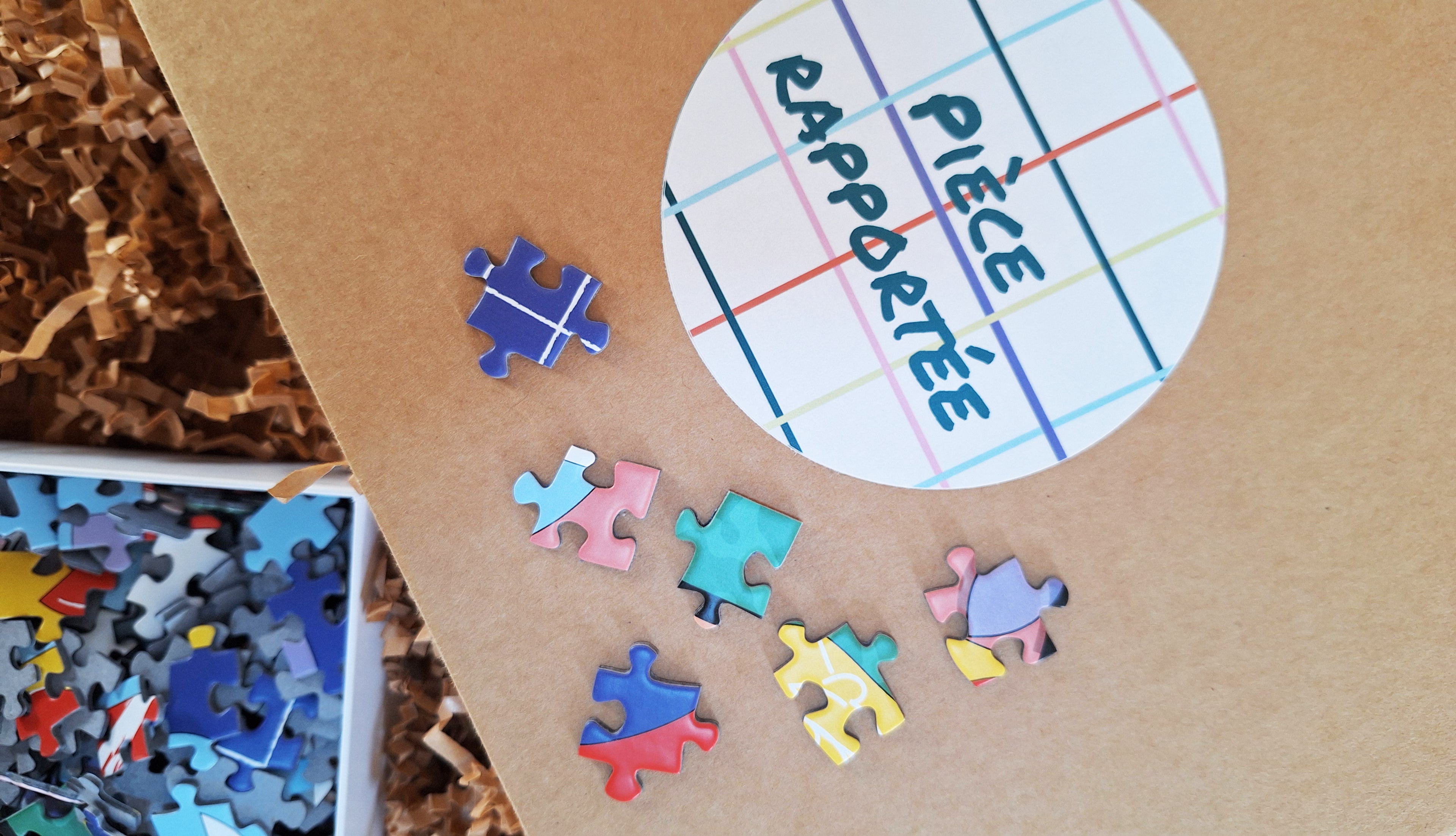 box puzzle pièce rapportée