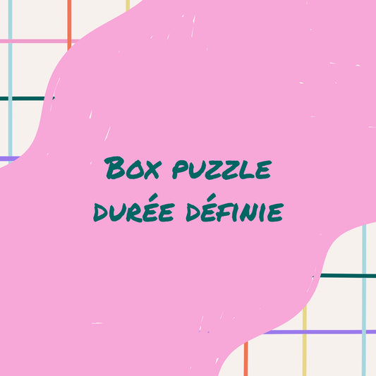 box puzzle idée cadeau pièce rapportée