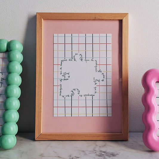 cadre carte postale la pièce qui te manquait puzzle pièce rapportée
