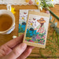 caro from woodland mini puzzle printemps bonheur jardin saison cosy