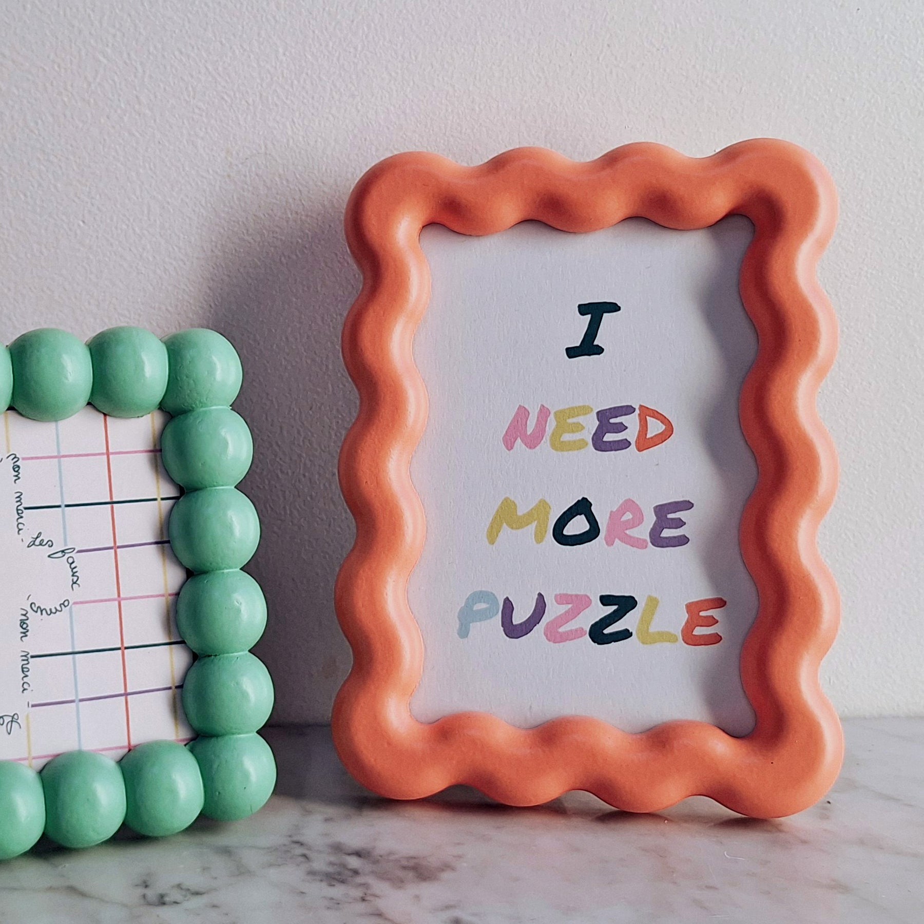 carte postale i need more puzzle piece rapportee