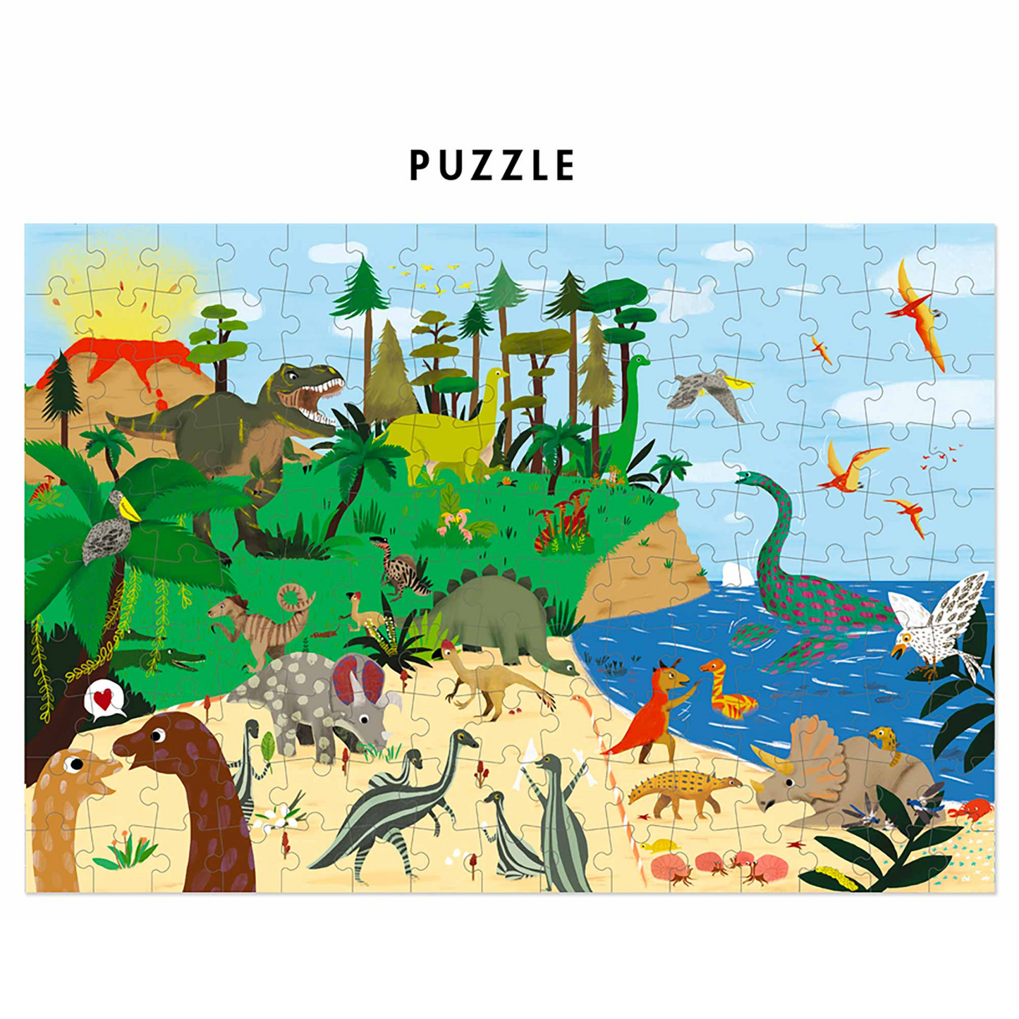 Puzzle Dinosaure Dinosaure Pirouette cacahouète