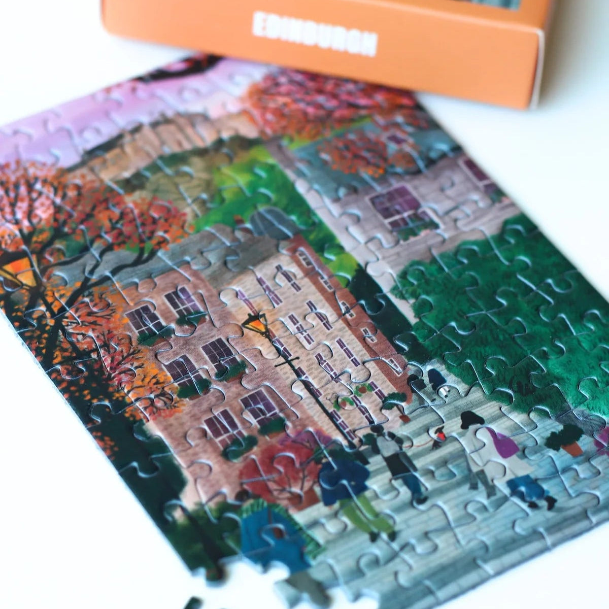 mini puzzle edimbourg piecely 99 pièces rachel victoria hillis