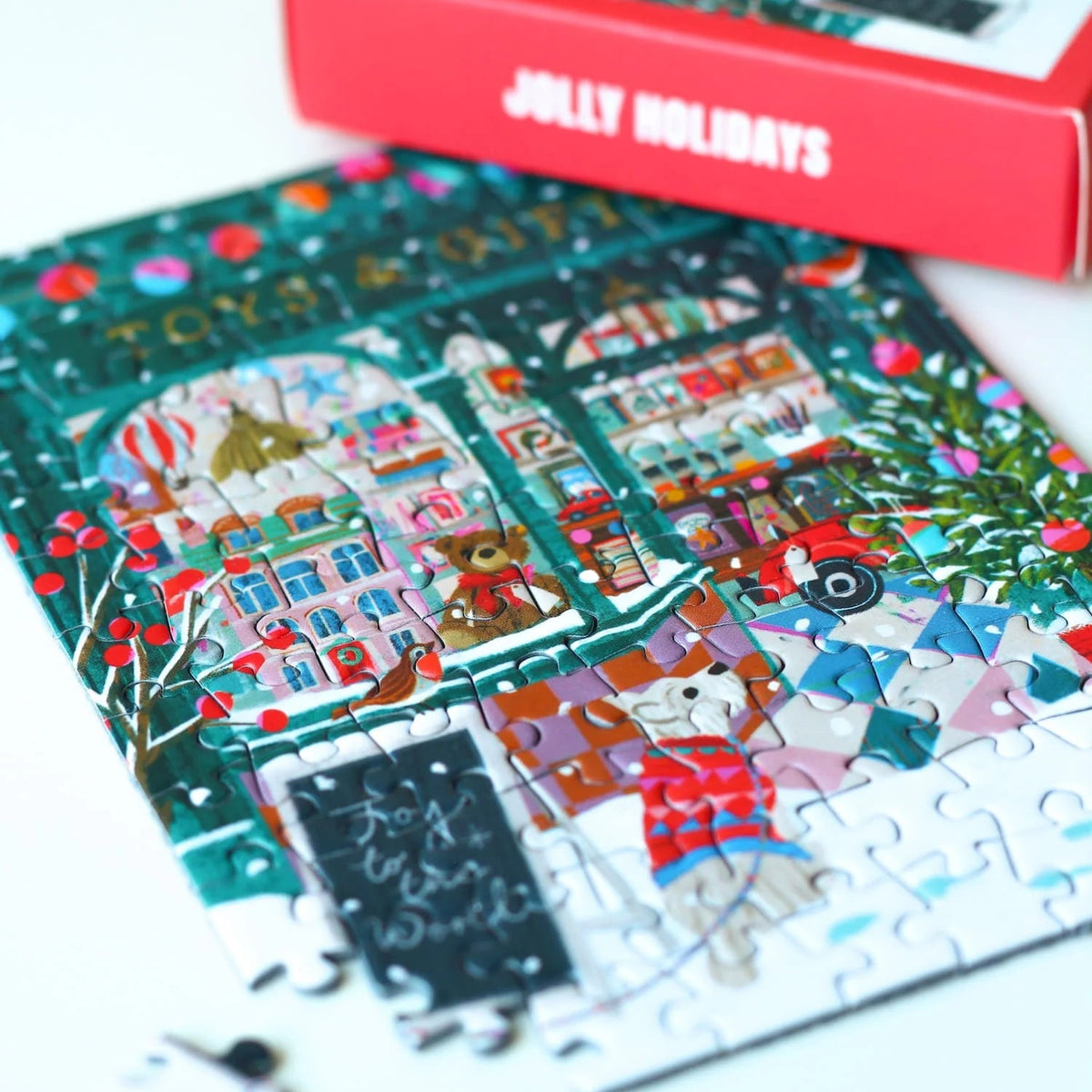 mini puzzle noel piecely jolly holidays 99 pièces