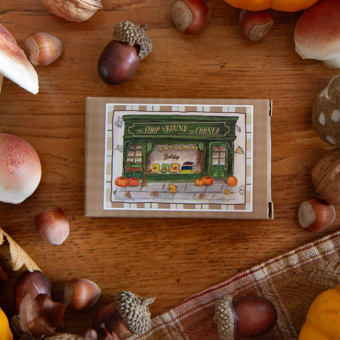mini puzzle automne boutique de quartier caro from woodland librairie